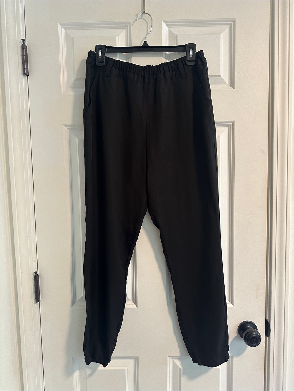 EUC ELK Australia Silky Jogger Pants in Black size US8